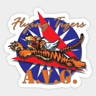 Flying Tigers A.V.G. Sticker